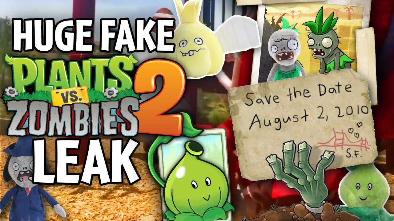 История фейковой утечки PvZ2 (и плюшевой сцены)