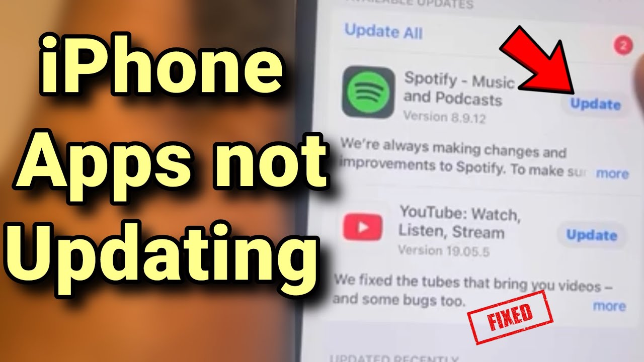 Приложения iPhone не обновляются: вот решение