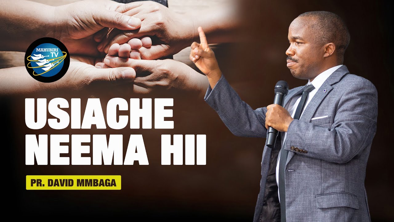 🔴 #LIVE 30.11.2024 | USIACHE NEEMA HII | PR. DAVID MMBAGA