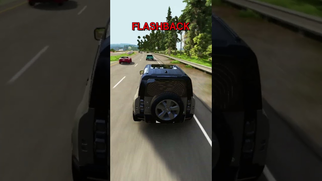 Range Rover Defender Accident Flashbacks⚡🚘  - BeamNG.Drive