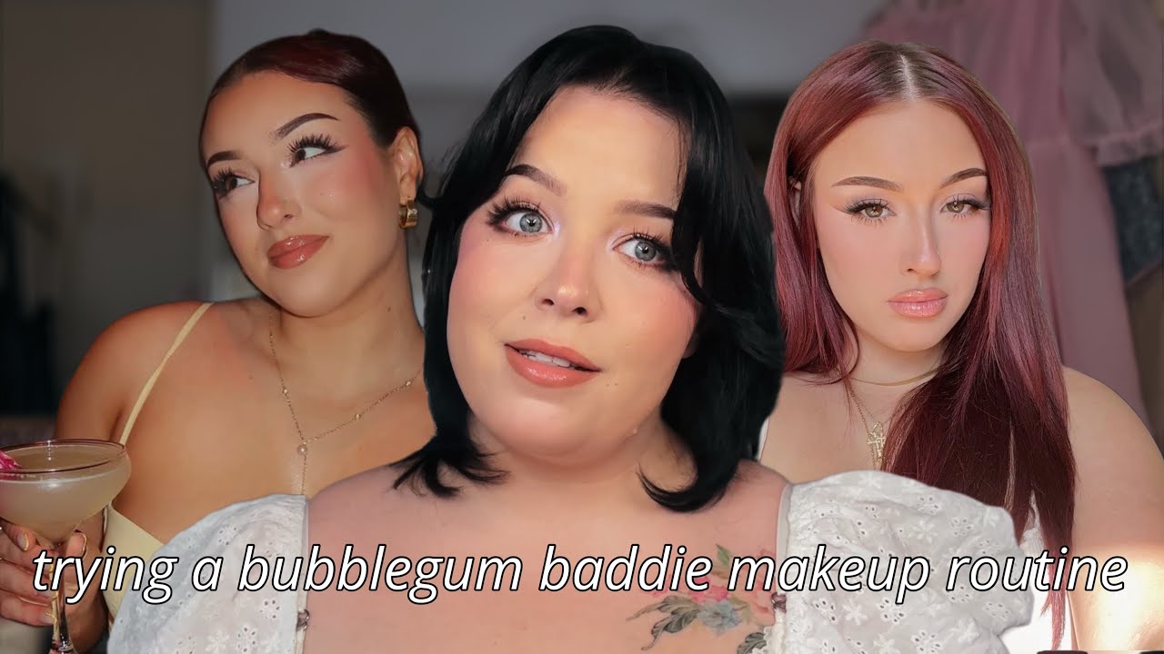 let’s try the official bubblegum bootie baddie makeup routine