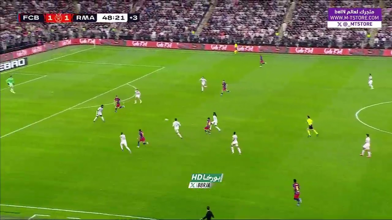 Lewandowski GOAL 2-1 - Barcelona vs Real Madrid 2026 Supercopa Final HD 