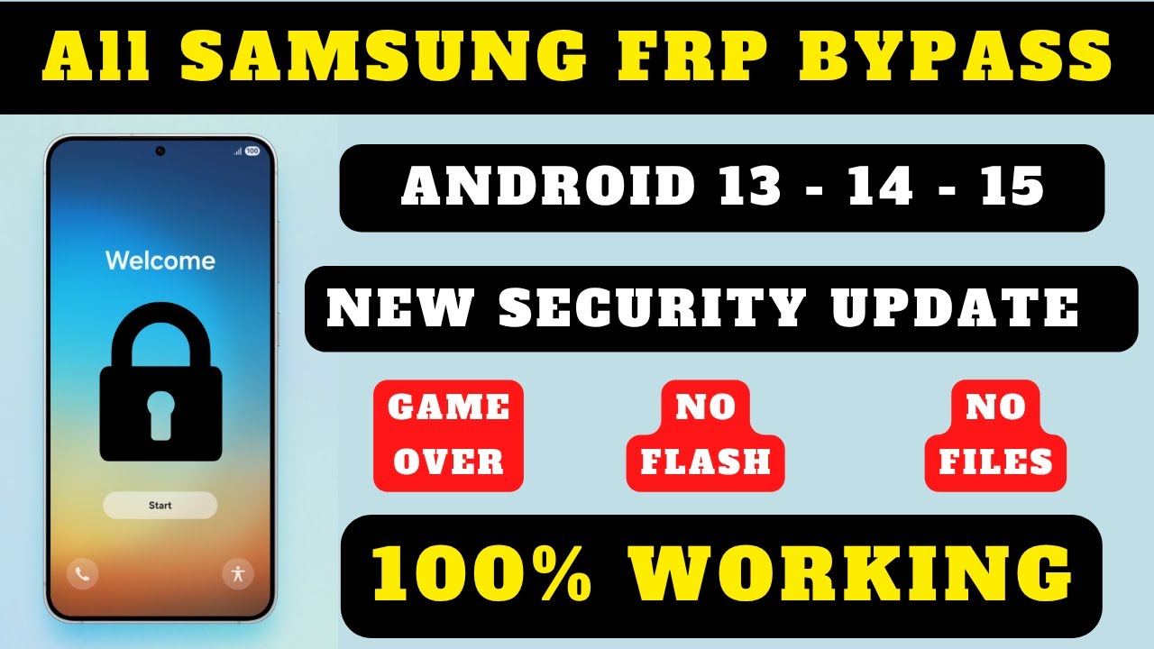 Samsung FRP Bypass 2025: The Method That Never Fails Android 13/14/15