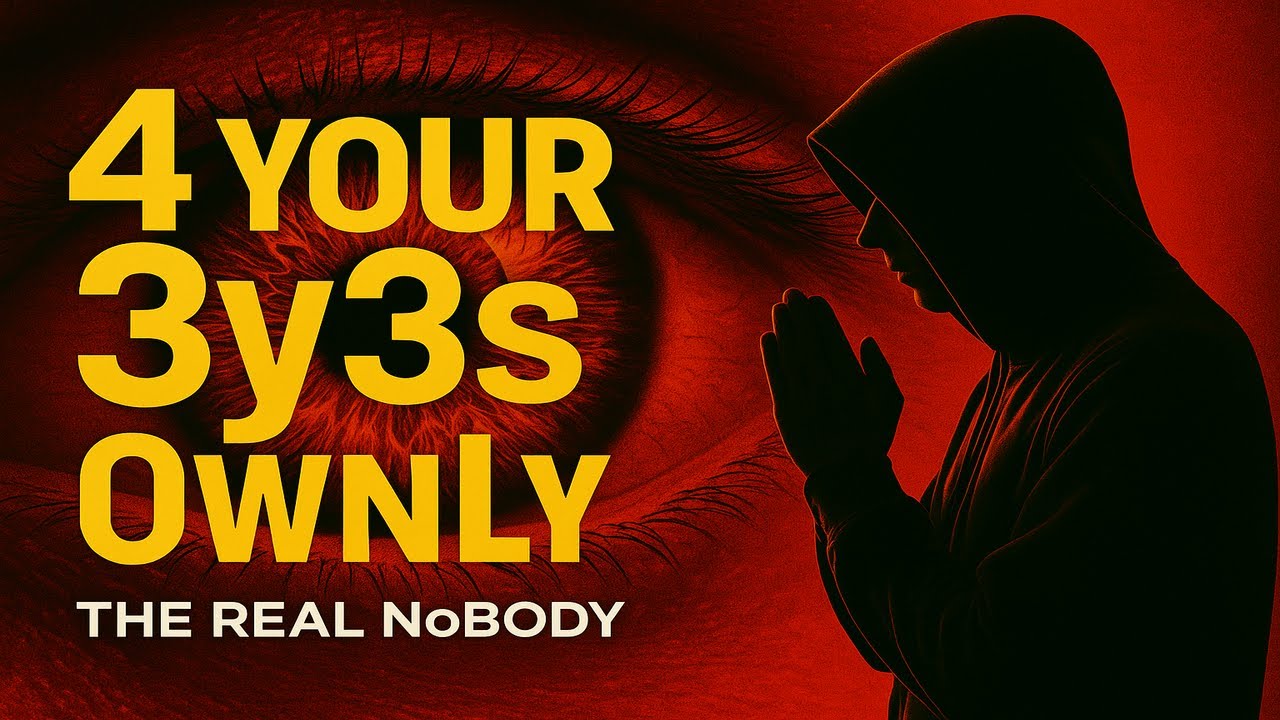 4 yOUR 3y3s OWnLy 👁️ — The Real NoBody (Official Music Video) | Your eyes open yet? 🔥✝️🗣️