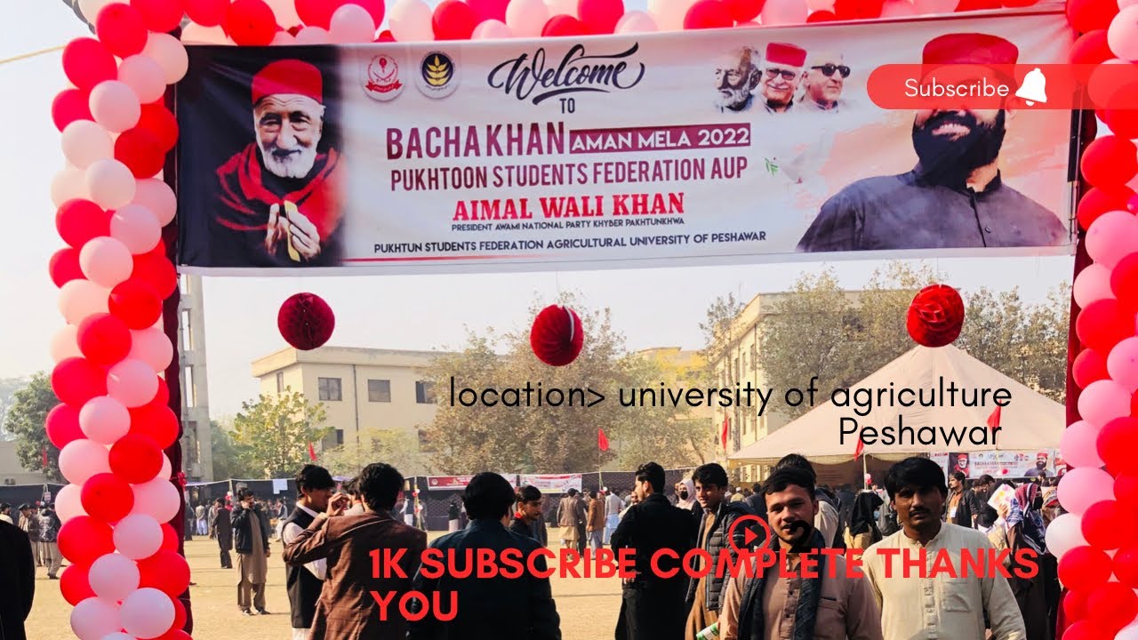Bacha khan aman mela|| university Of agriculture ||
