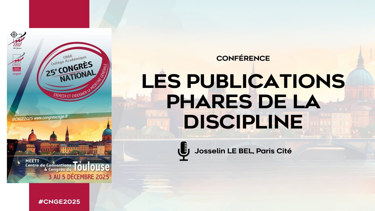 CNGE 2025 – Les publications phares de la discipline | Josselin LE BEL