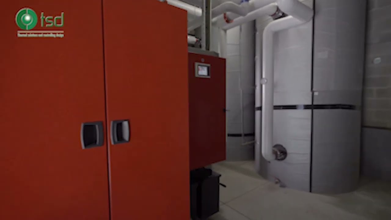 Ferme de Mehaignoul - Réseau de chaleur à bois moderne & durable