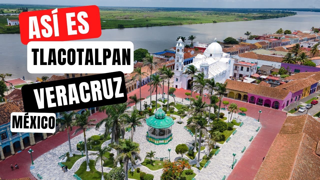 TLACOTALPAN el pueblo más colorido de México | VERACRUZ 4K