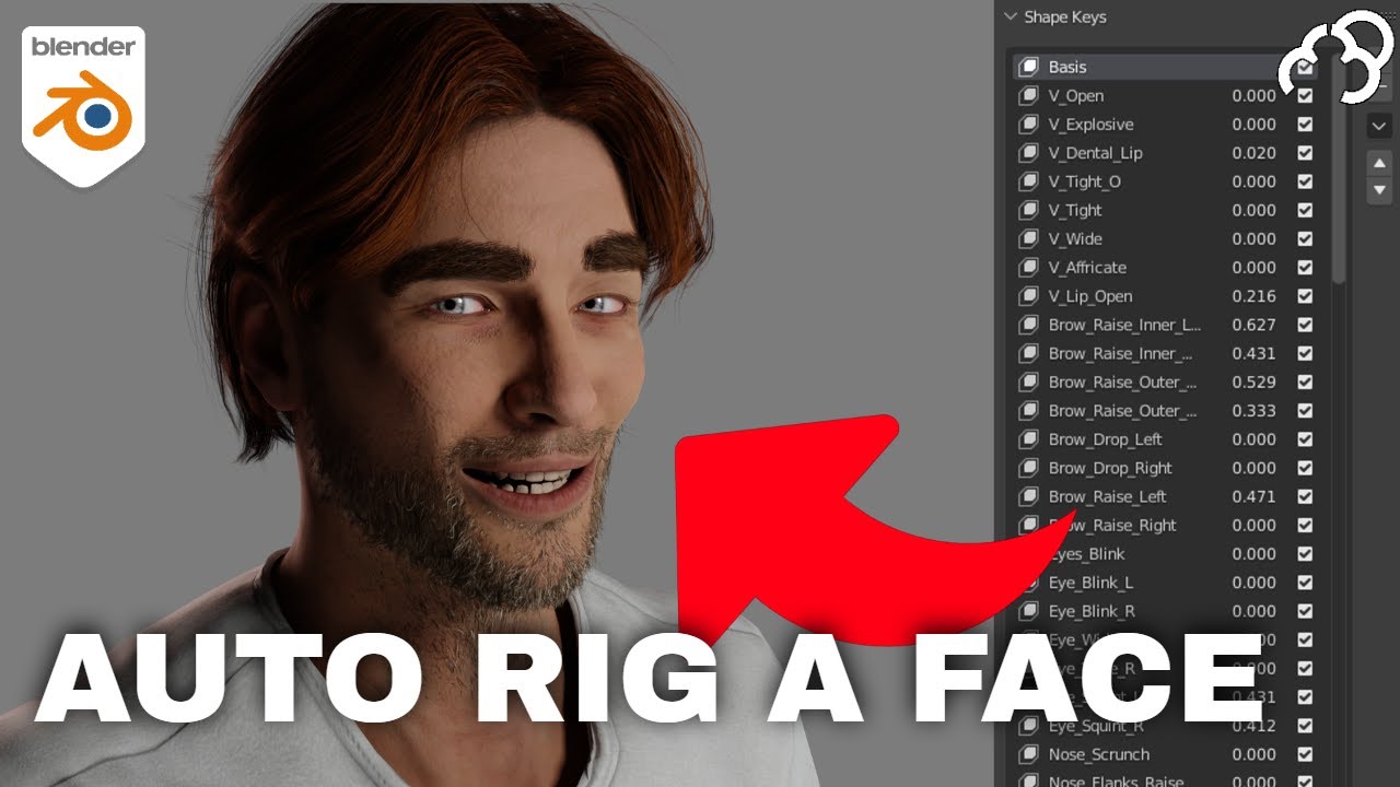 How to rig a Face in Blender