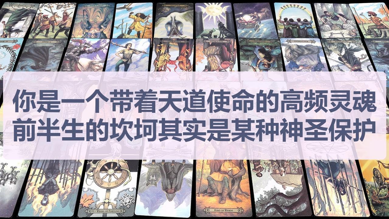 Tarot✨你是一个带着天道使命的高频灵魂，前半生的坎坷其实是某种神圣保护
