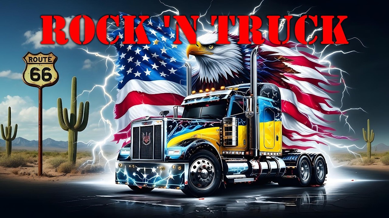 Wrapped Up on the Desert Road - Ultimate Truck Driving Mix