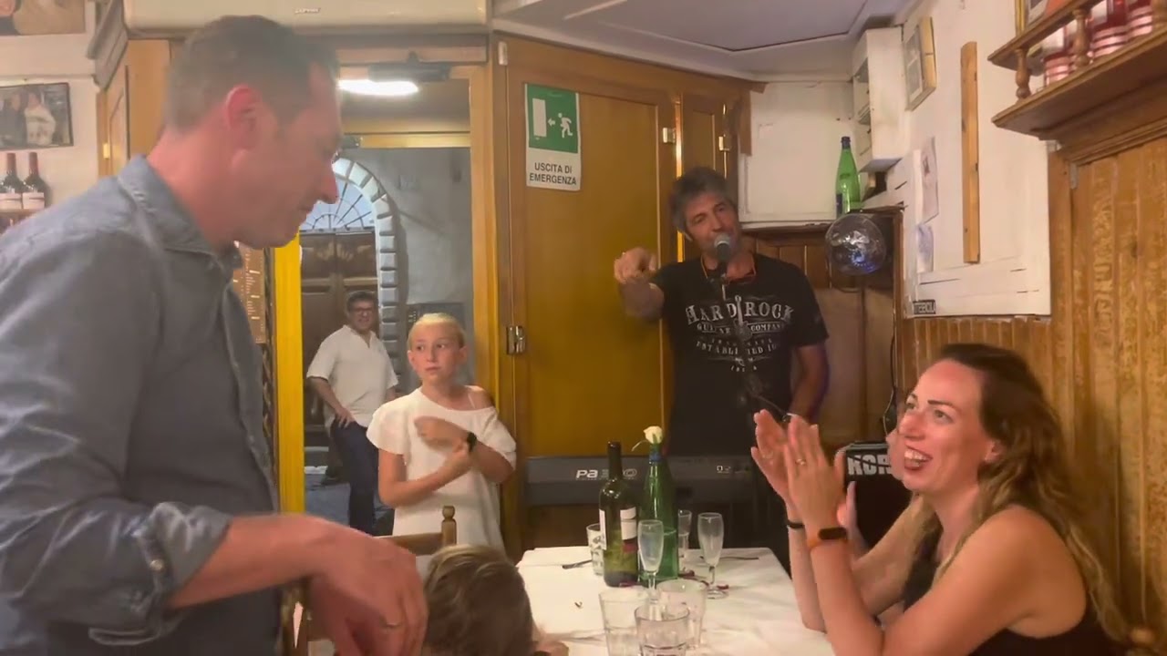 [Video Vlog] 8 Agosto 2022 Compleanno da Cencio (La Parolaccia) Roma - Trastevere