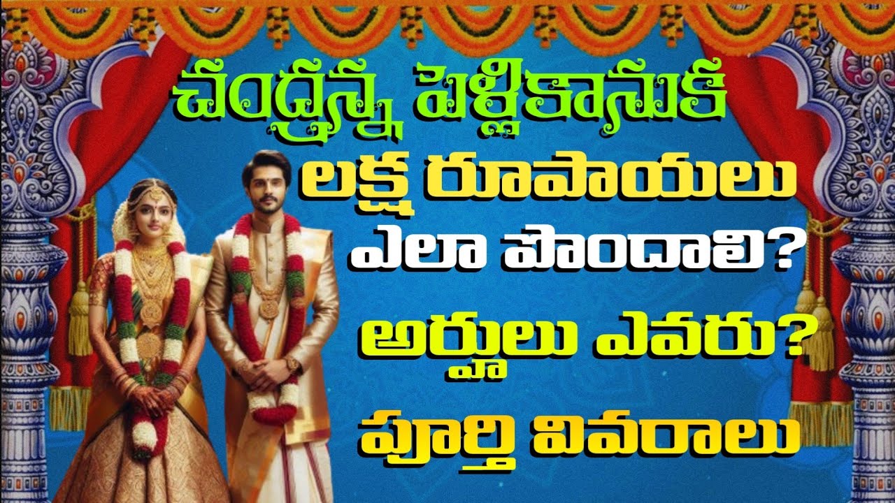 Chandranna Pelli Kanuka Scheme Full Details 2024