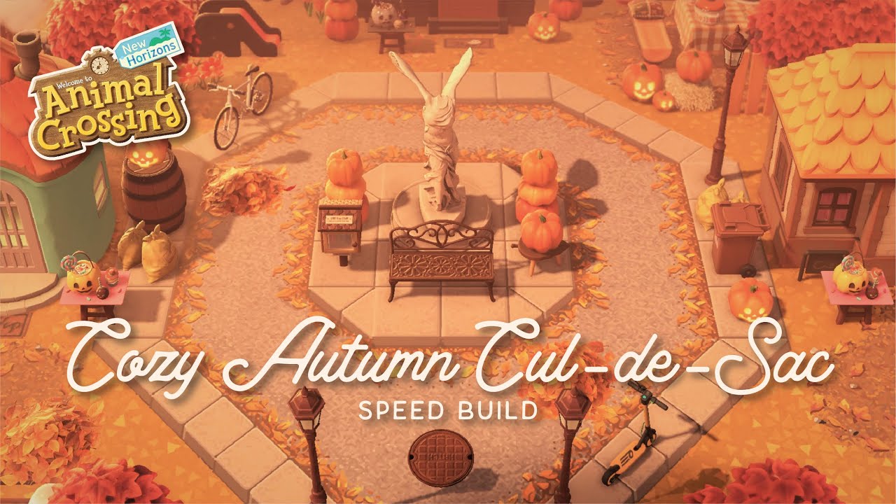 Cozy Autumn Cul-de-Sac Speed Build 🎃 Animal Crossing: New Horizons