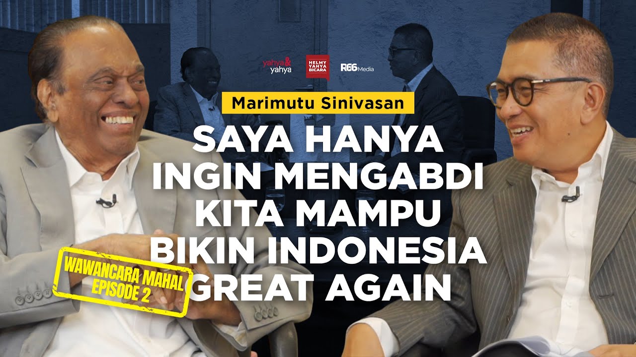 Marimutu Sinivasan: Saya Hanya Ingin Mengabdi. Kita Mampu Bikin Indonesia Great Again | HYB