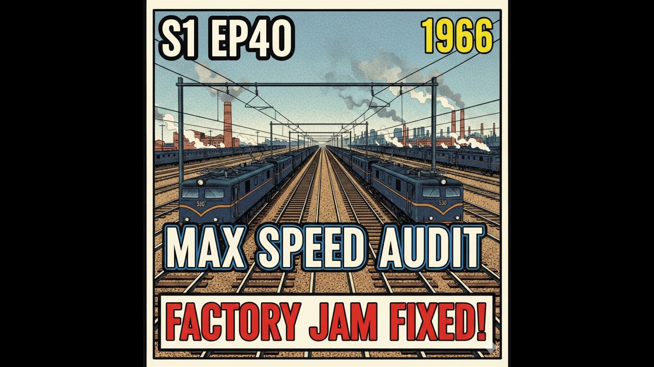 OpenTTD 100-Year Empire | S1 EP40: Mainline High-Speed Audit & The Factory Jam (1966)
