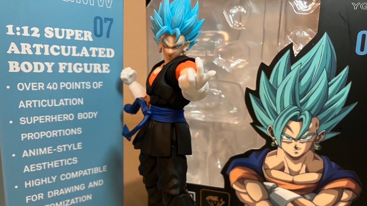 OC Toys Vegito blue figure from super dragon ball heroes review!