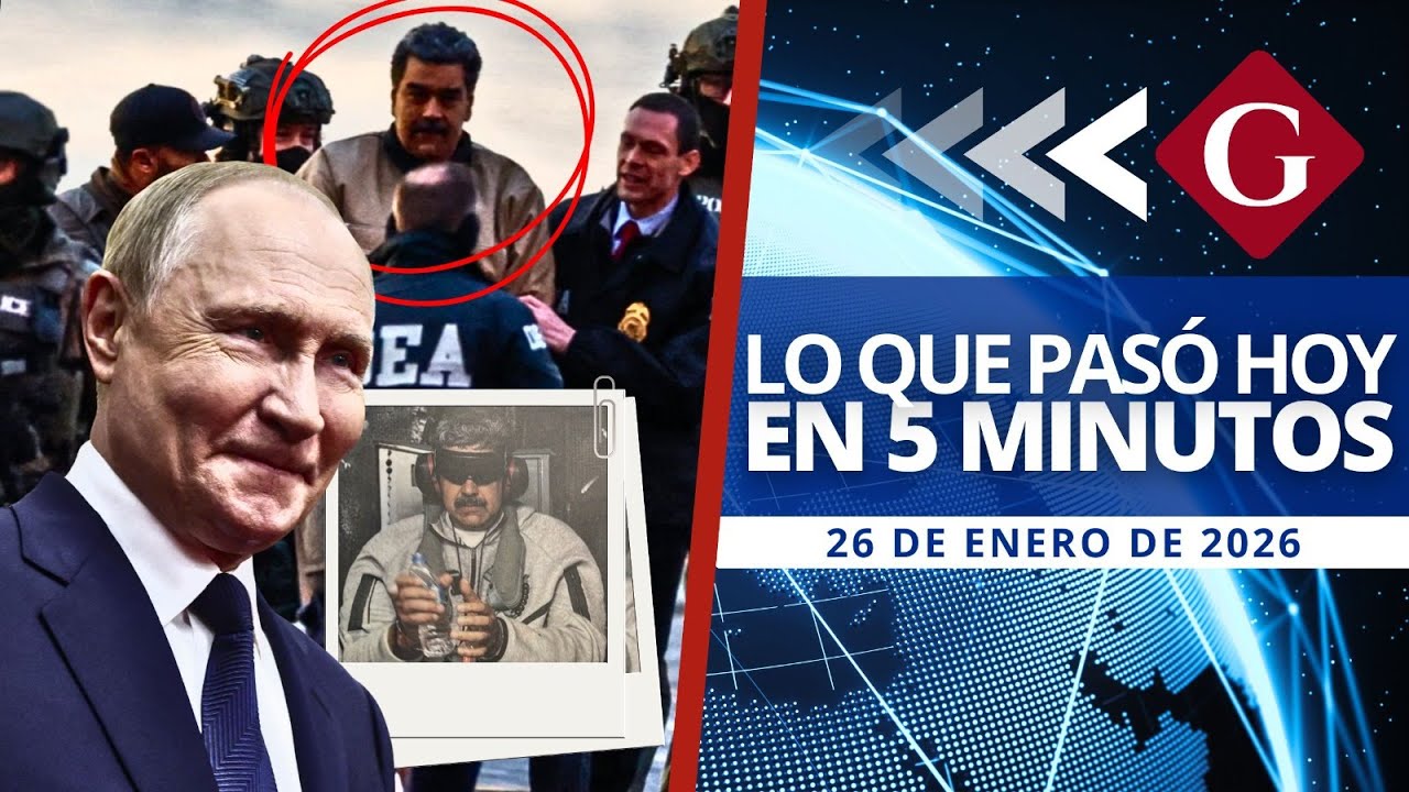🔵 Noticias 26 enero: RUSIA ASEGURA “TENER LOS NOMBRES” DE LOS TRAIDORES DE MADURO | Noticiero