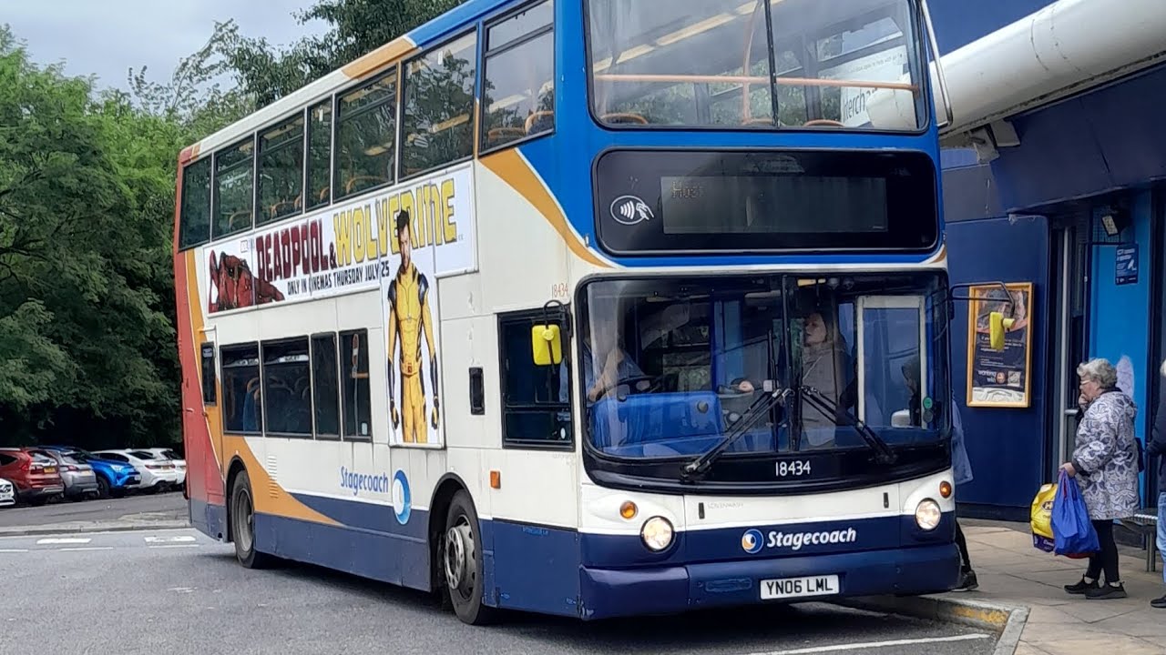 *Proper Thrash+Kickdown* 18434 YN06 LML on a Late 19a to Rotherham | Stagecoach East Midlands