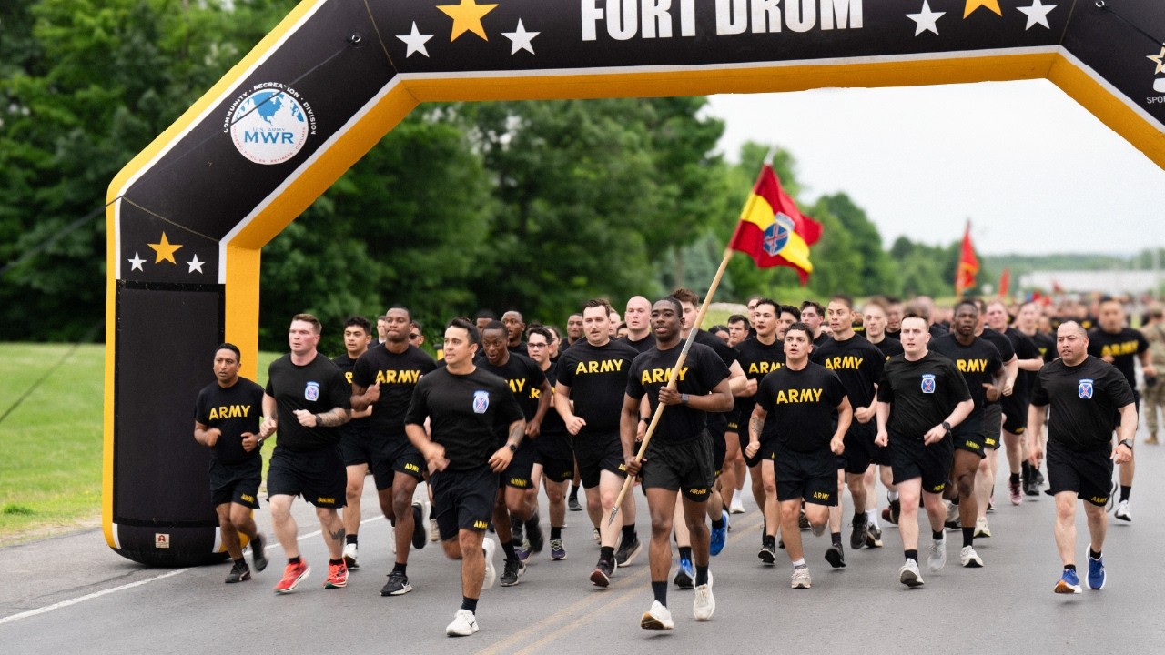 What Fort Drum's Annual Division Run Looks Like | GOARMY​