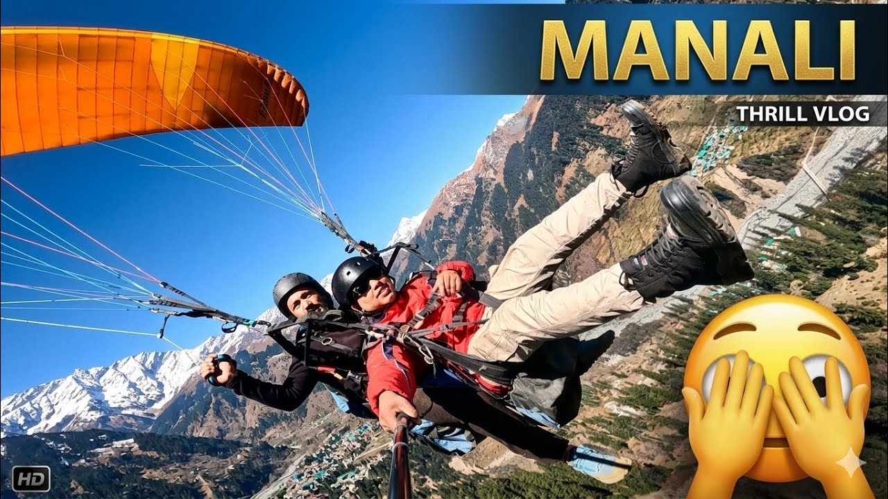 Paragliding in Manali || Paragliding in Manali Solang Valley || Paragliding Full Vlog