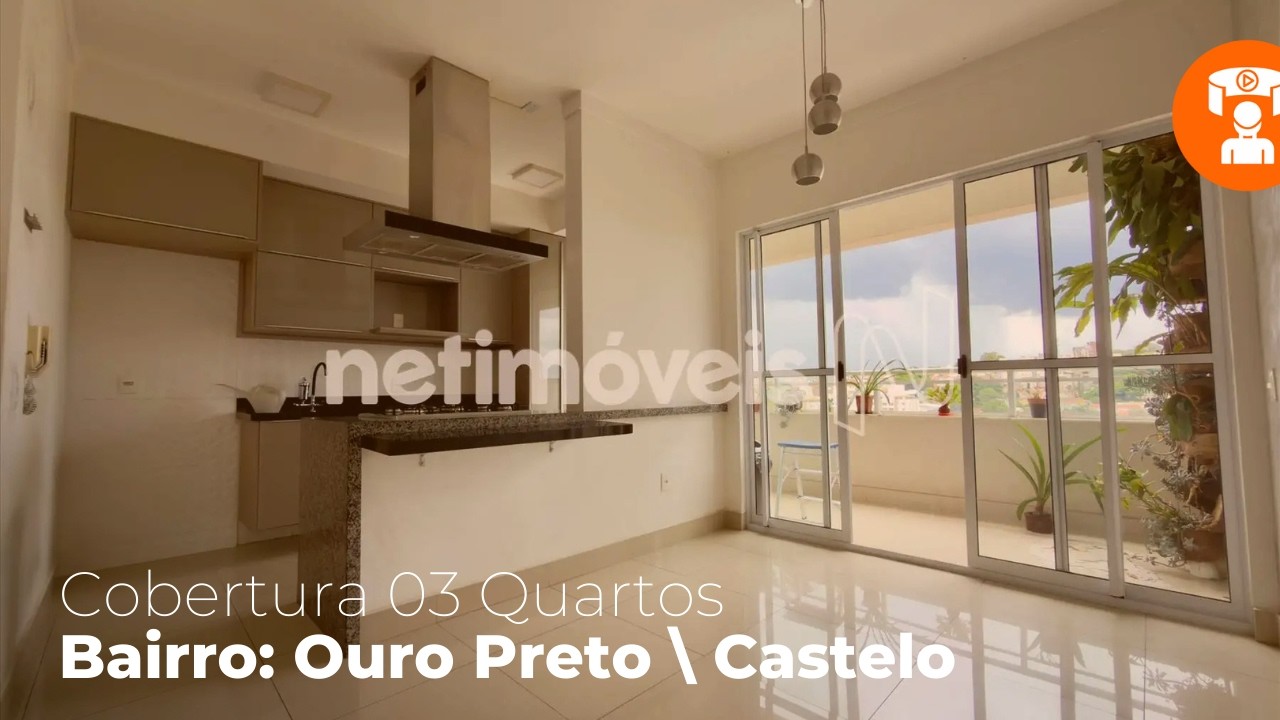 VENDA: COBERTURA 03 QUARTOS - OURO PRETO/ CASTELO - BH/ MG (CÓDIGO: 564674)