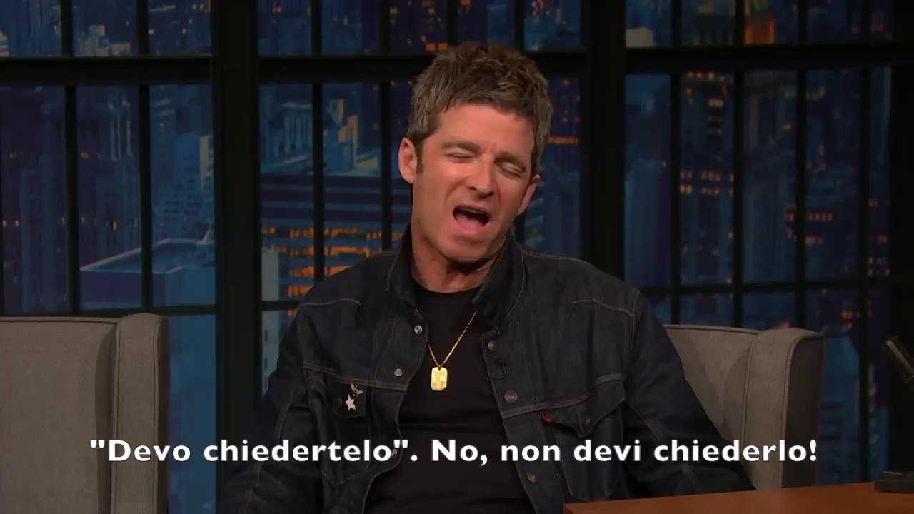 Noel Gallagher su reunion Oasis imita accento italiano (sottotitoli ITA)