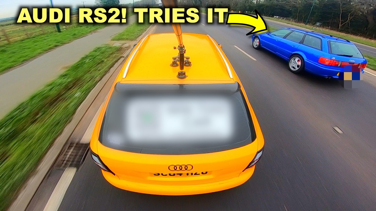 Old School AUDI RS2 Owner Humiliates My S4 V8! 