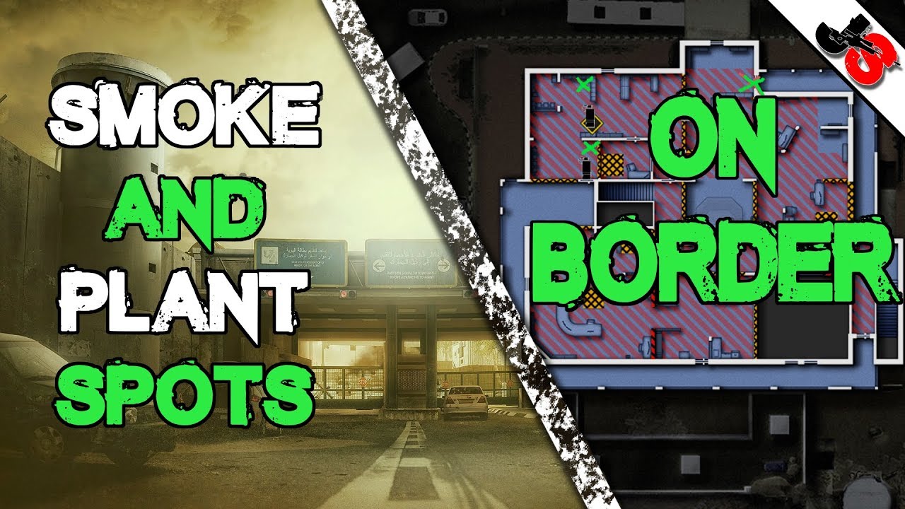 Smoke and Plant Spots on Border | Rainbow Six Siege Phantom Sight Tips and Tricks