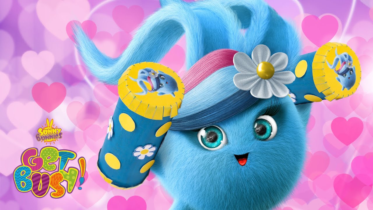SUNNY BUNNIES - How to make Sunny Bunnies Maraca | GET BUSY COMPILATION | Cartoons for Children