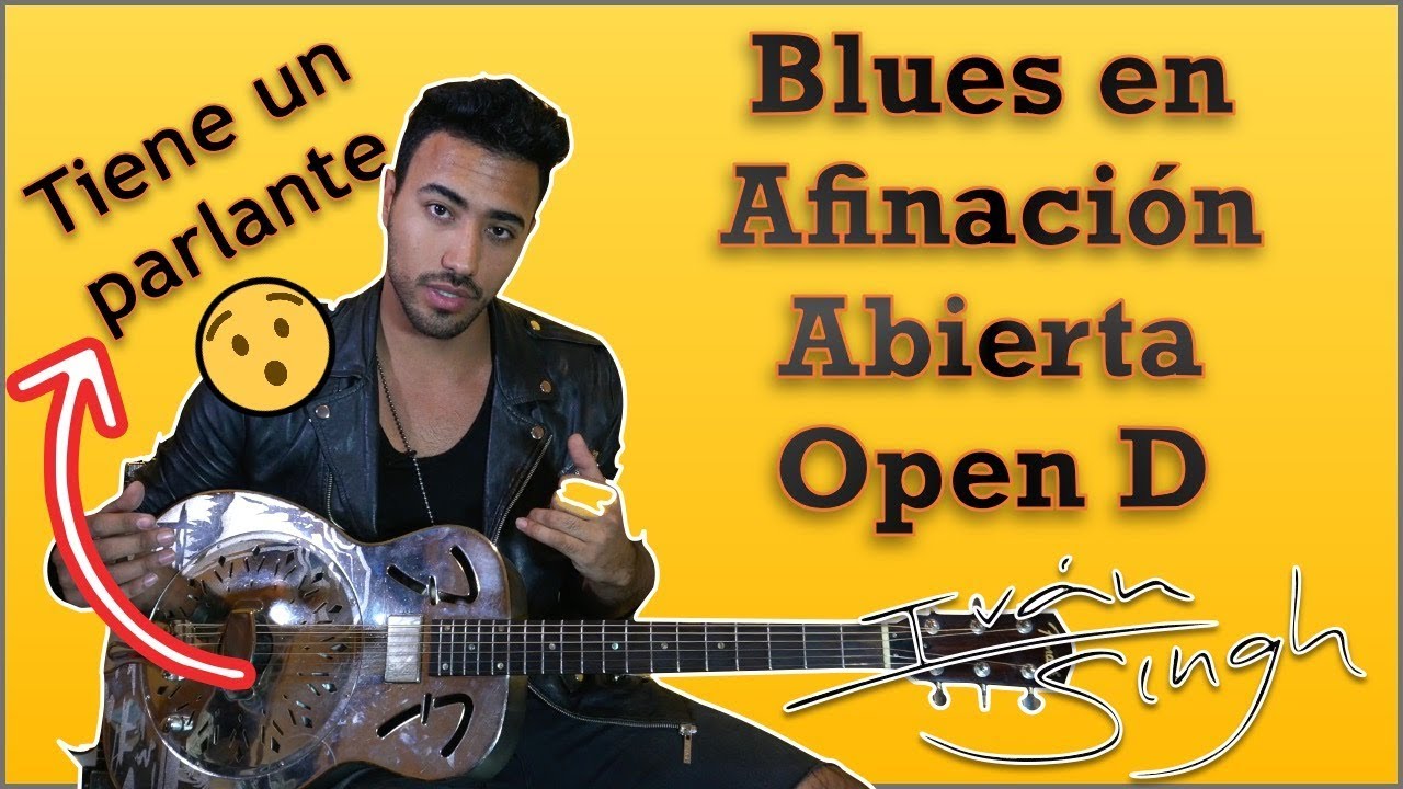 Aprende a tocar un Blues en afinación abierta - Open D (DADF#AD) - Escucha como suena un Dobro