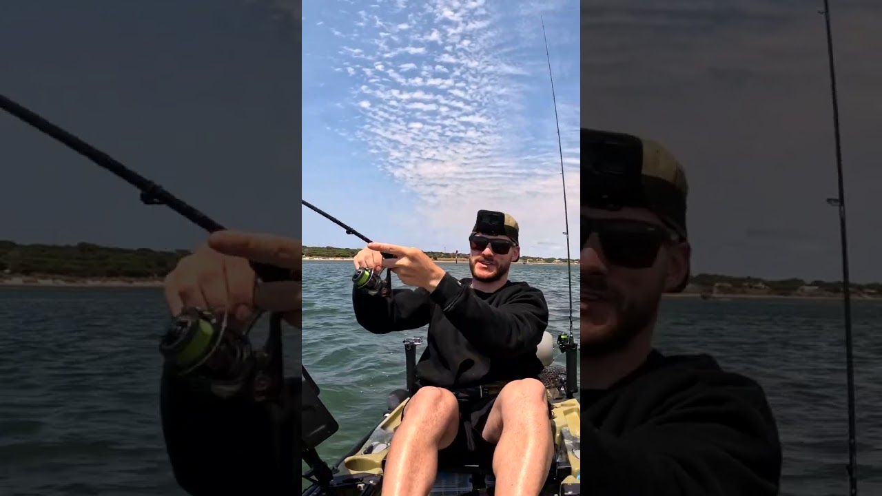 Розовый окунь в приливной луже?! 😳🛶🐟