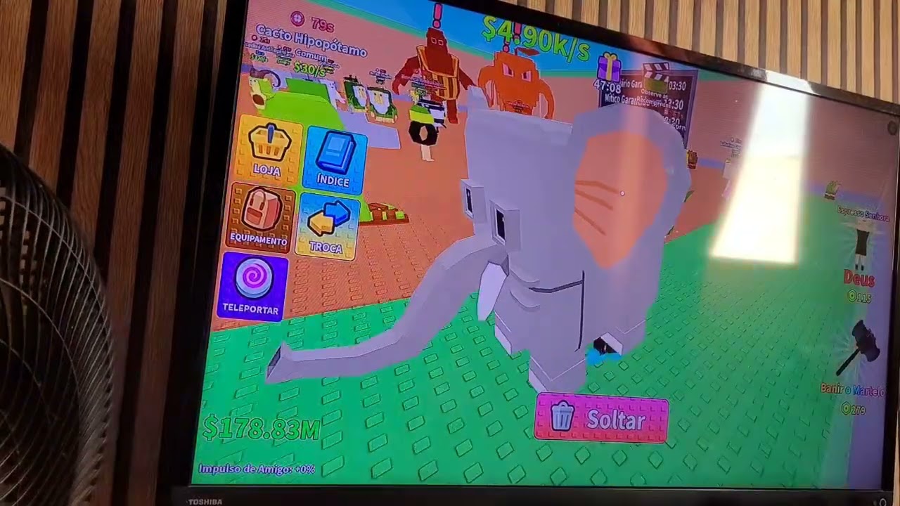 Jogando comigo Não pegue os brainrots