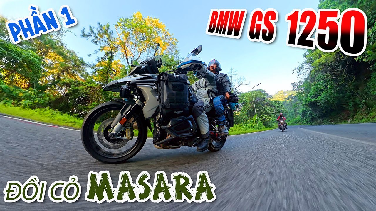 Đồi cỏ Masara - Phần 1 - Vlog trải nghiệm ngồi sau BMW GS 1250 với hành trình 700 Km