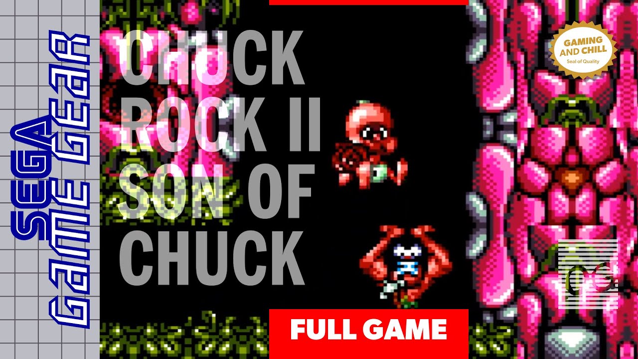 Let's Play 🎮 Chuck Rock II: Son of Chuck | Sega | Game Gear | NO COMMENTARY | Full Game