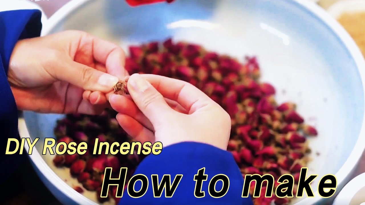 ⭐️How to make incense sticks from rose flowers at home: diy your incense sticks