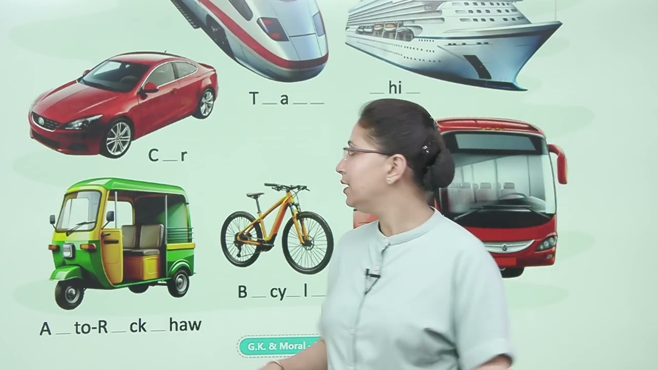 Ch 20  |Transportation | My Gk & Moral Book | Class 0 | Growing Mind | For children