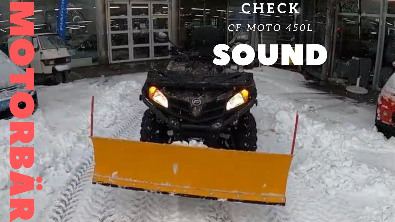 MOTORB&Auml;R CHECK CF MOTO 450L original SOUND (original Auspuffanlage)