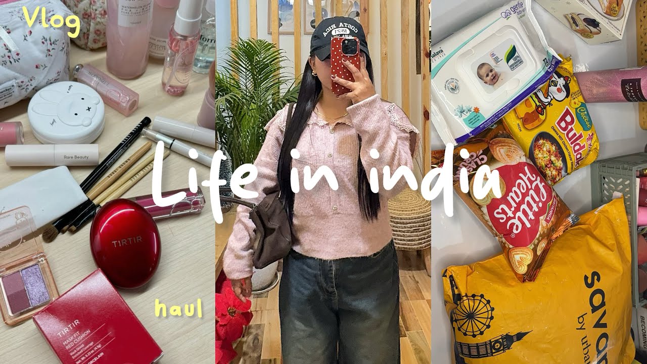 Life in India 🇮🇳 : archives from December, Savana mini haul , barbecue with friends, cafe hopping 🍀