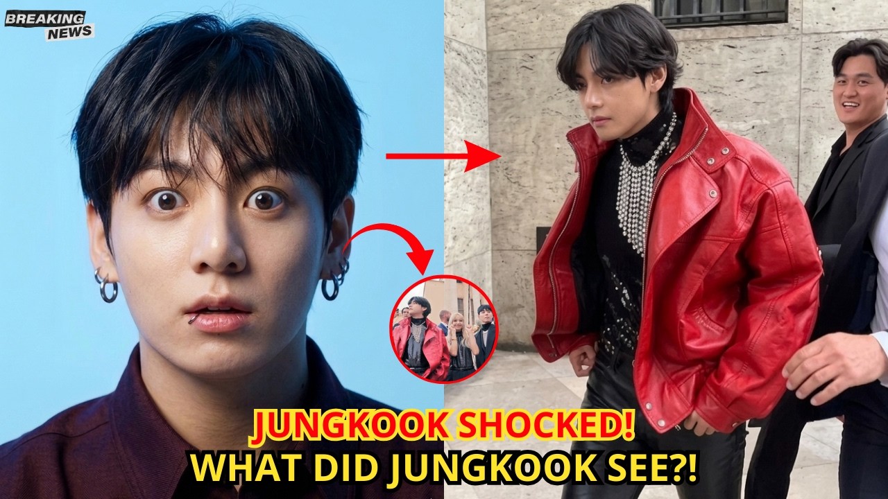 Выход Тэхёна на Неделю моды CELINE лишил Чонгука дара речи 😱 Момент Тэкука из BTS