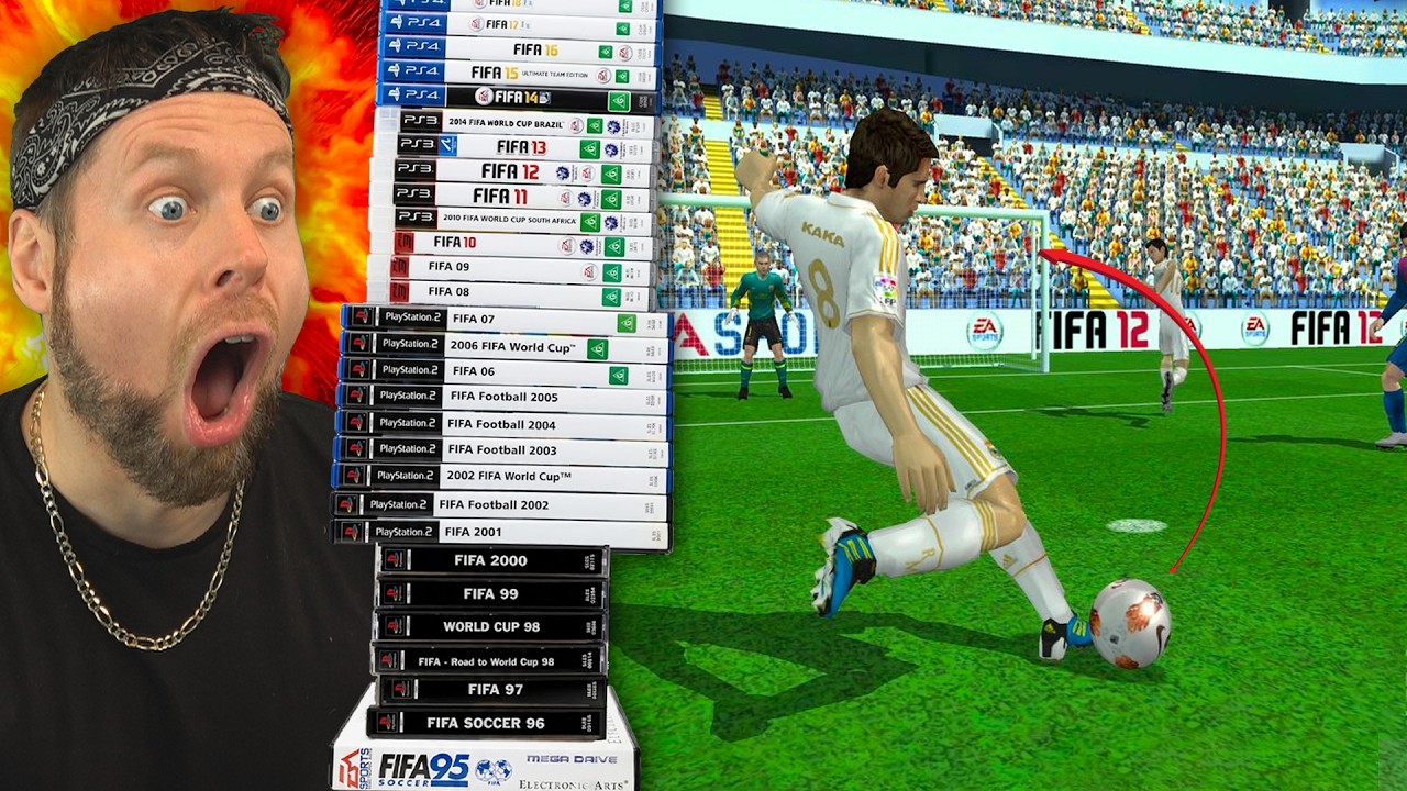 Забиваю гол в КАЖДОЙ ВИДЕОИГРЕ FIFA!