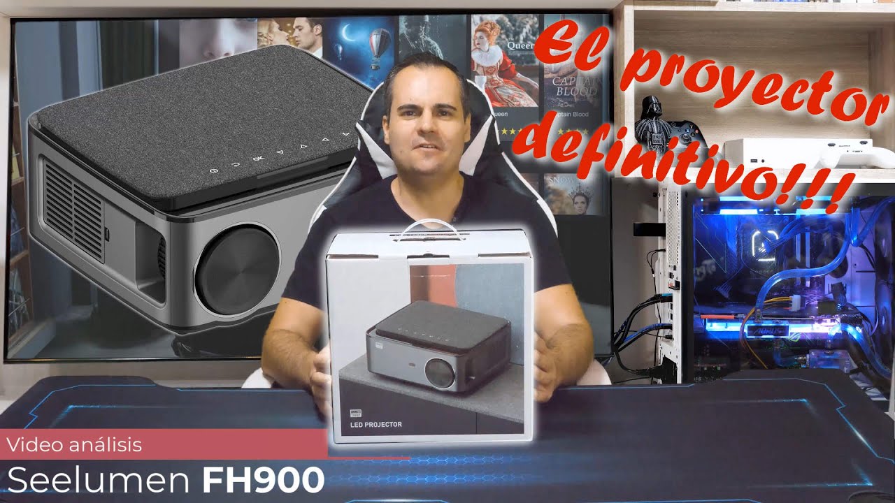 Seelumen FH900 El proyector definitivo con Android 9.0 , PS5, Xbox series X/S, reproduce 4K a 300
