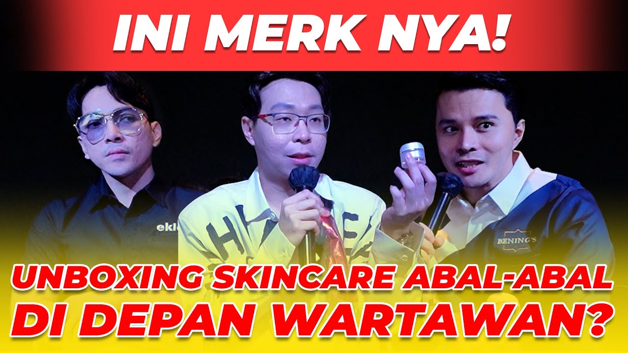 UNBOXING SKINCARE ABAL-ABAL DI DEPAN WARTAWAN? INI MERK NYA!