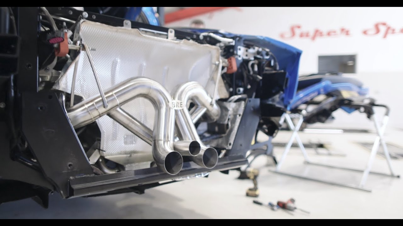 BRE - Lamborghini Aventador S - Inconel rear X pipe exhaust system