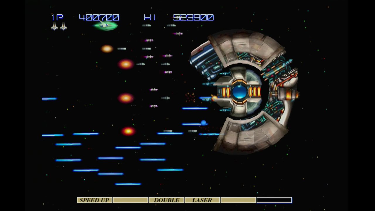 Gradius IV (Arcade/PS2) Full Run on Default Settings