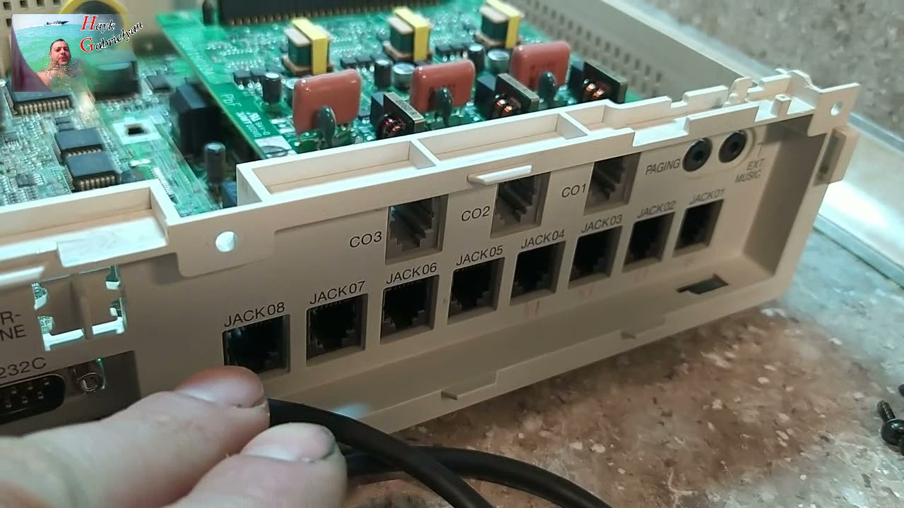 How to config and connect telephone on Panasonic KX-TEB308SN Advanced Hybrid Telephone System.