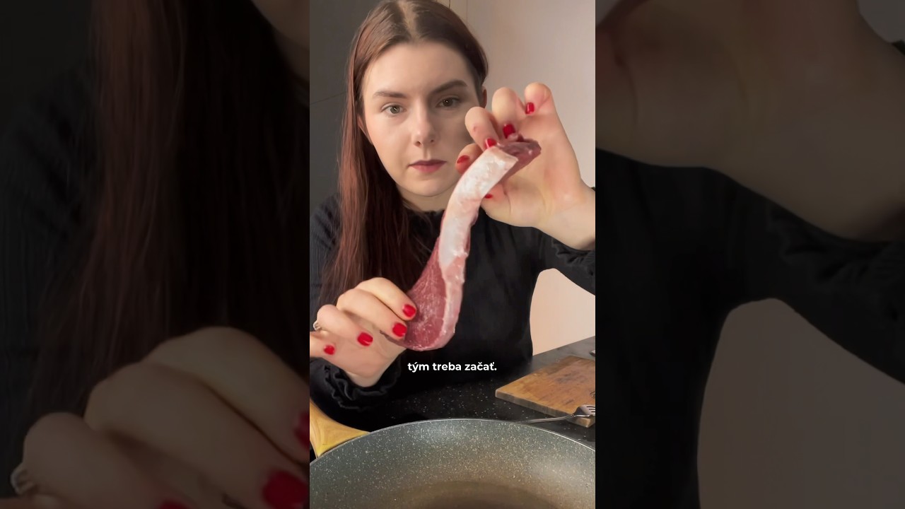 M&ocirc;j prv&yacute; steak v živote. 👀 #zabava #jedlo #steak #recept