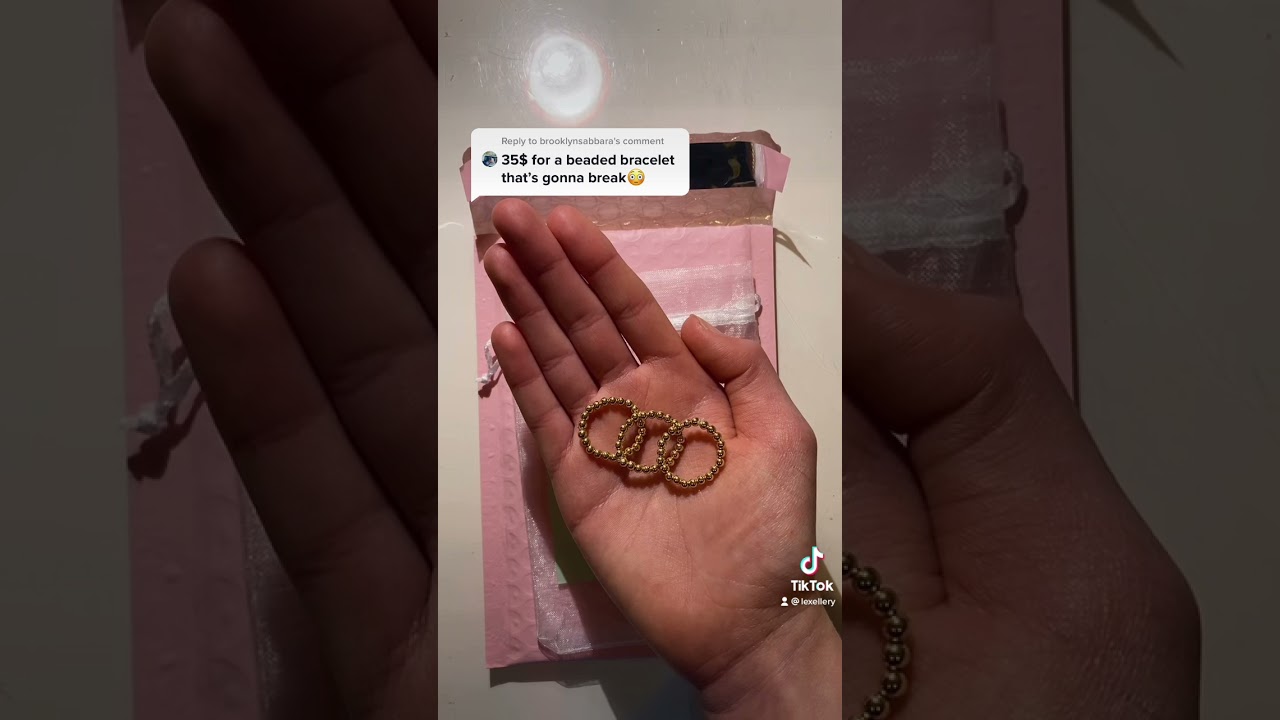 $35 OVERPRICED BRACELET 😳😳Jewelry Small Business Tiktok - Lexellery