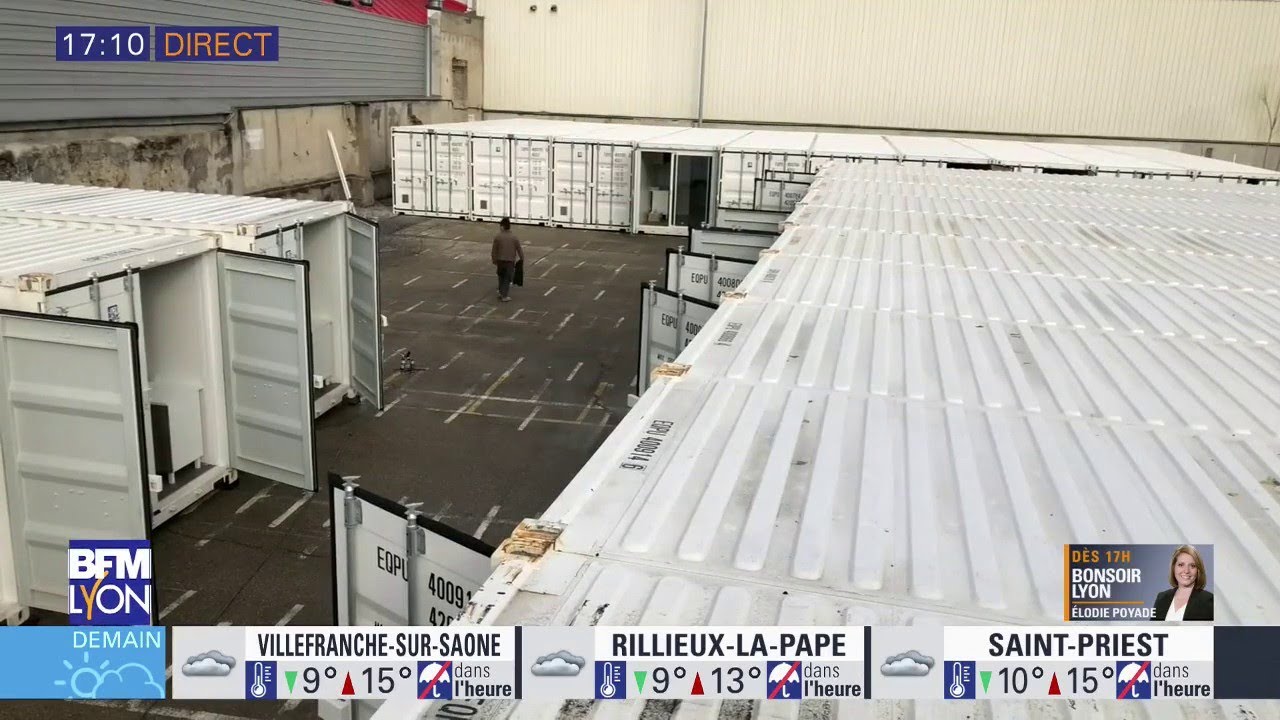Lyon  : Des containers pour les sans-abris