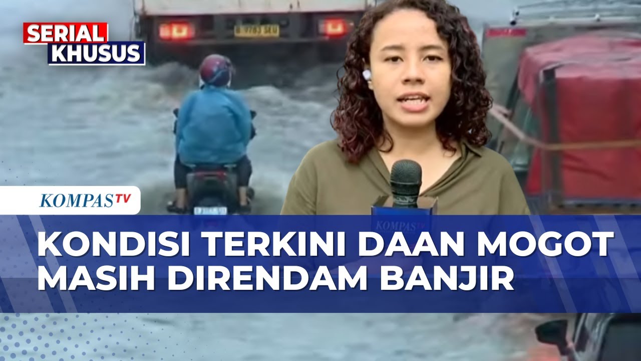 Terkini! Pantauan Kondisi Banjir Jakarta di Pagi Hari, Daan Mogot Masih Tergenang, Kendaraan Macet
